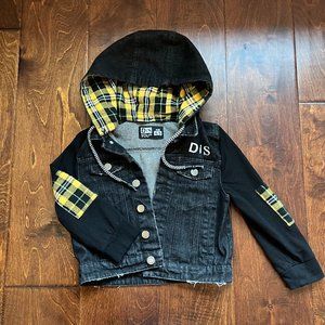 One left! - Disturbia Youth Misfit Denim Hoody